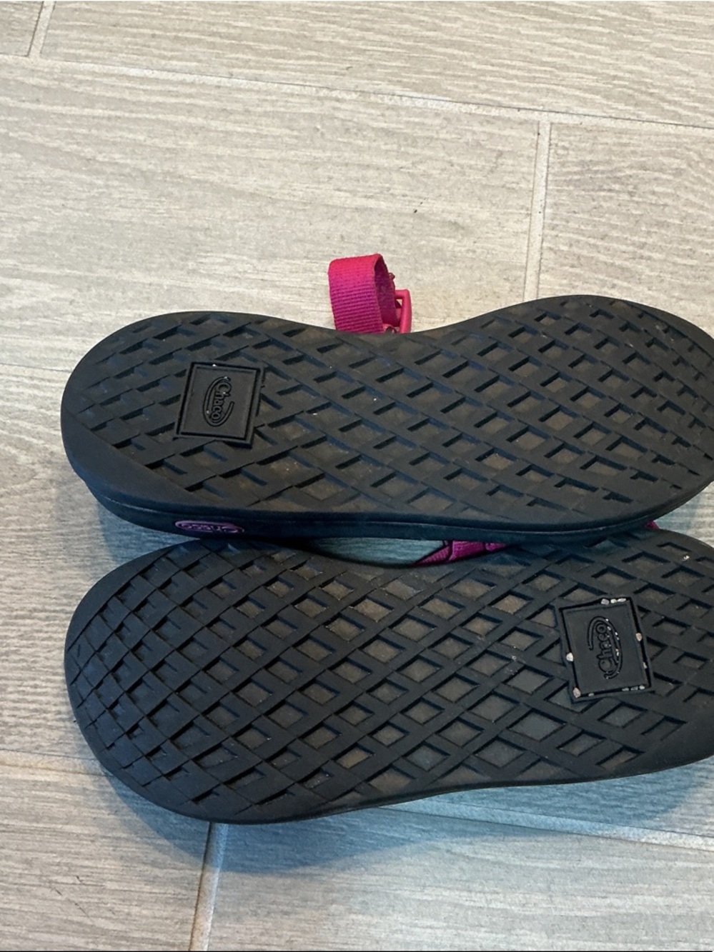 Chaco Hot Pink Webbing Outdoor Sandals - Picture 5 of 5